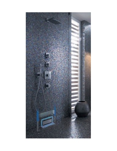 Bâti-support de douche prêt à poser en angle ou en niche