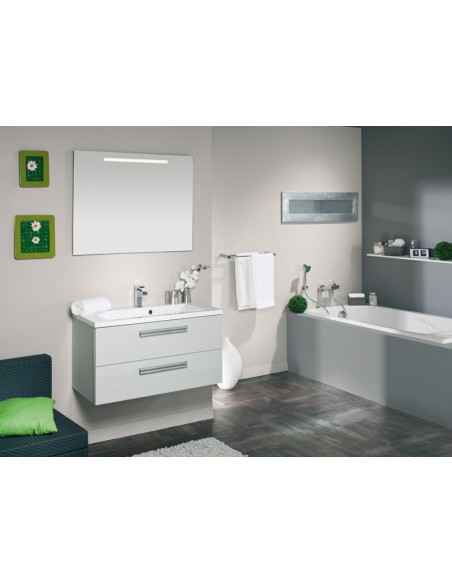 Meuble Sous Vasque Seducta 90 Cm 2 Tiroirs Alterna