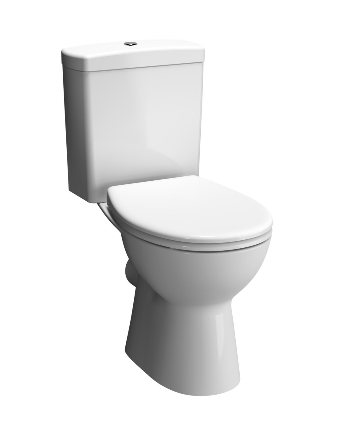 Toilette Bouton Poussoir Double Chasse Eau Économie Chrome for Idéal  Citerne