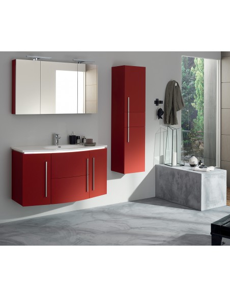 Meuble Vasque 130cm 2 Tiroirs 2 Portes Soon Sanijura