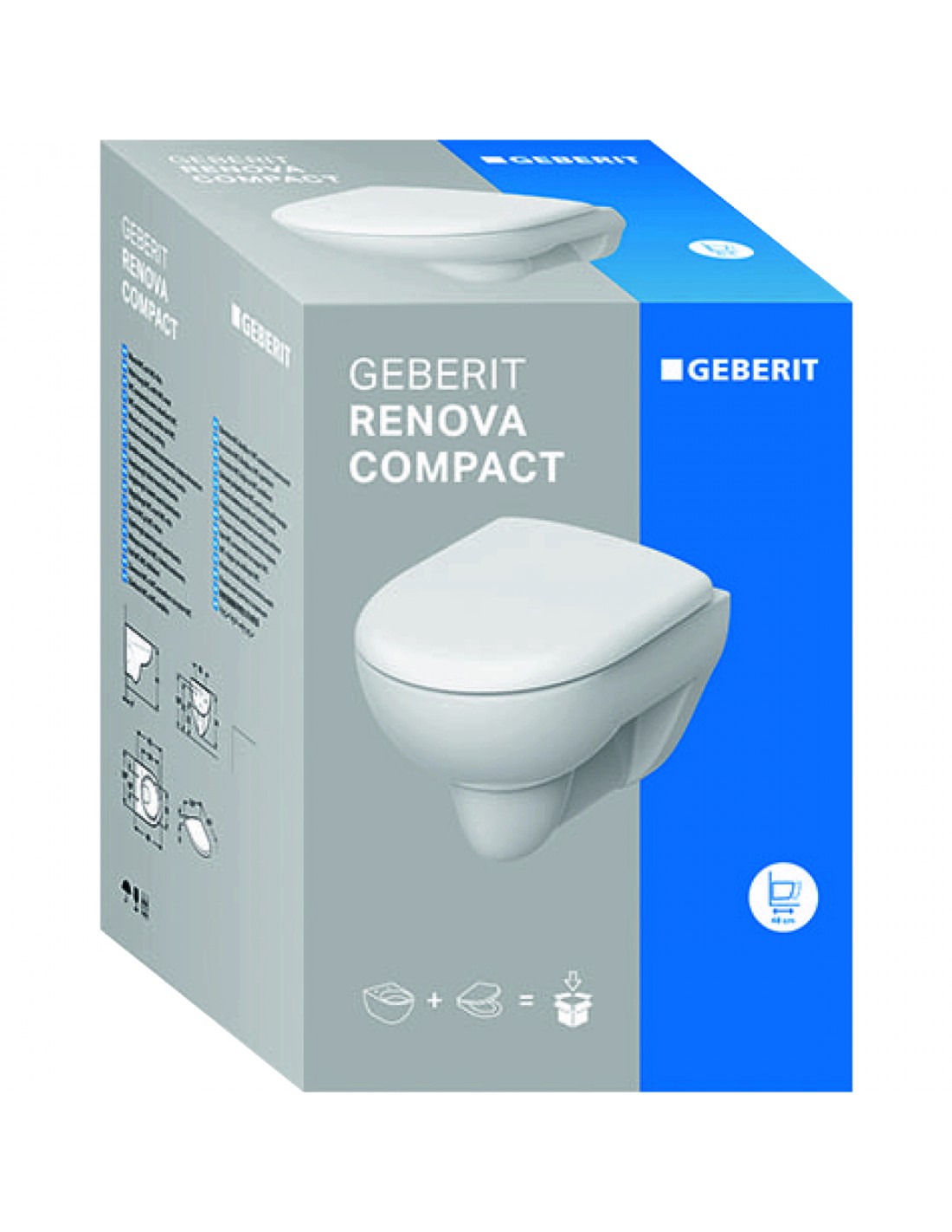 WC suspendu Renova Compact Geberit