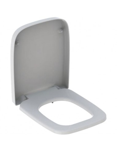 Abattant WC Geberit Renova Plan, forme rectangulaire, fixation par
