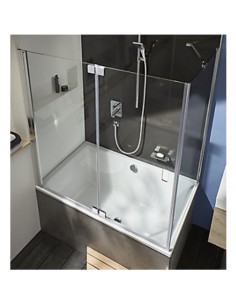 Baignoire rectangulaire bain-douche Capsule 120 x 80 cm Blanche Jacob  Delafon - Cdiscount Bricolage