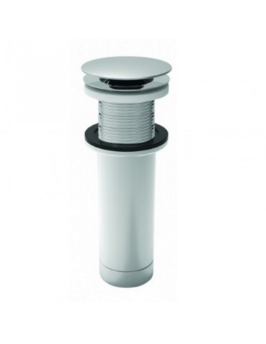 Bonde universelle pour lavabo Siphonette verticale avec siphon avec ou sans  lanterne clapet digiclic chromé Valentin